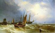 unknow artist Seascape, boats, ships and warships. 143 oil painting reproduction